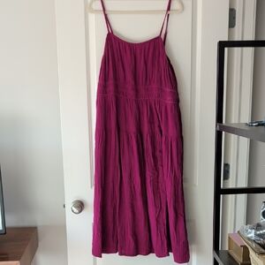 Old Navy Fuchsia Maxi Dress